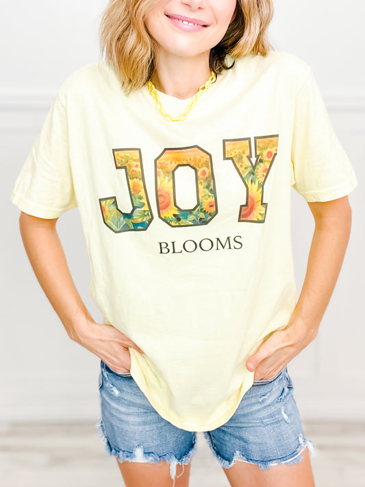 Joy Blooms Graphic Tee