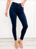 Judy Blue MONA Hi-Rise Tummy Control Navy Skinny Jeans