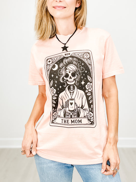 Mom Tarot Rhinestone Graphic Tee