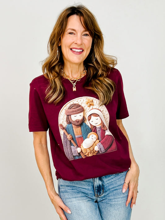 Yarn Nativity Graphic Tee