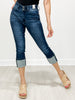 Judy Blue NIRVANA High-Waist Double Waist Band Capri Jeans