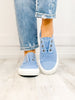Blowfish Malia Slip-On Canvas Tennis Shoes in Baltic Blue