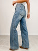Judy Blue DOUBLE TAKE Double Button Waistband Wide Leg Jeans