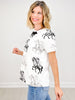 Cowgirl Graphic Cotton Jersey Top