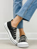 Very G Aman Sneakers in Black Sparkle