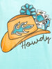 Howdy Cowgirl Hat Graphic Tee