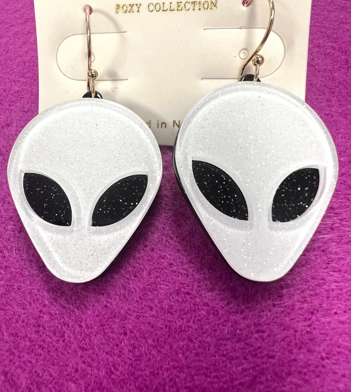 Sparkle Alien Earrings