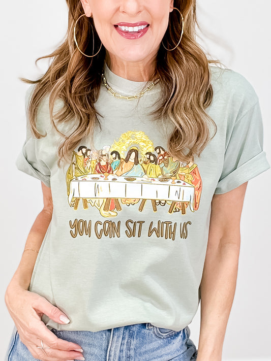 You Can Sit With Us Easter Graphic Tee