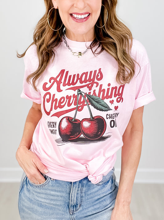 Always Cherryishing Graphic Top