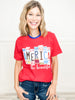 America The Beautiful License Plate Graphic Tee