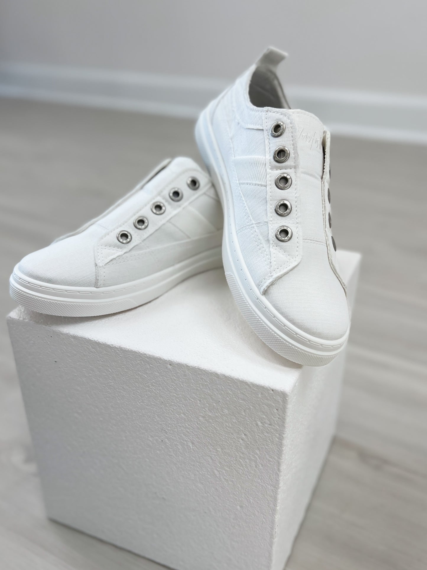 Blowfish Malibu Hangout Slip On Tennis Shoes in White