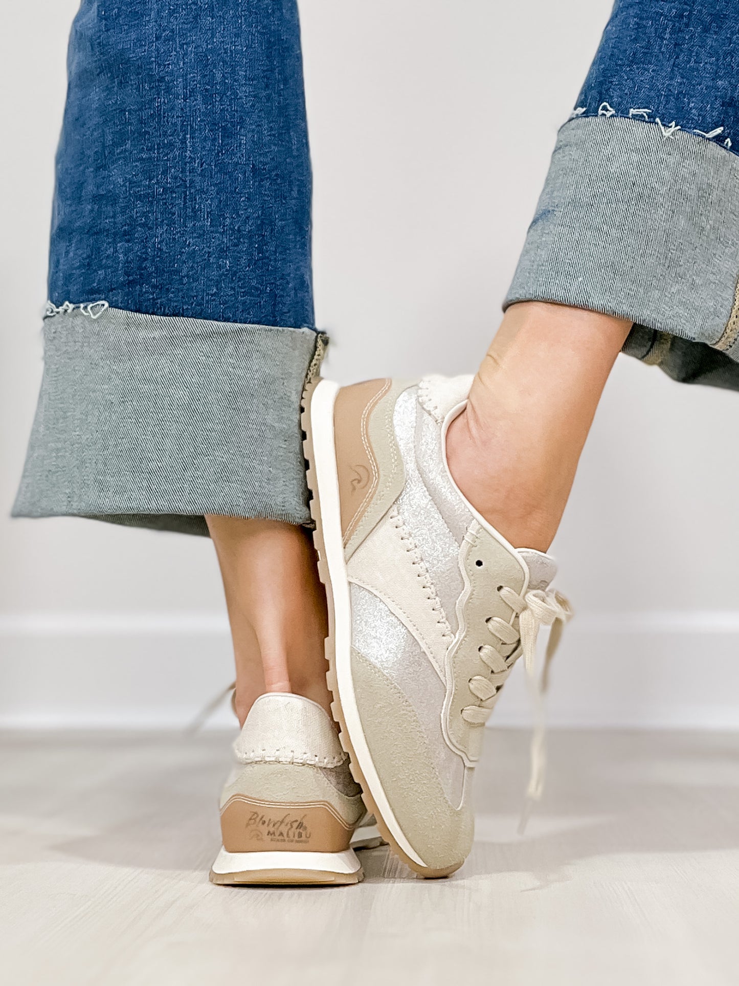 Blowfish Valley Tennis Shoes in SILVER