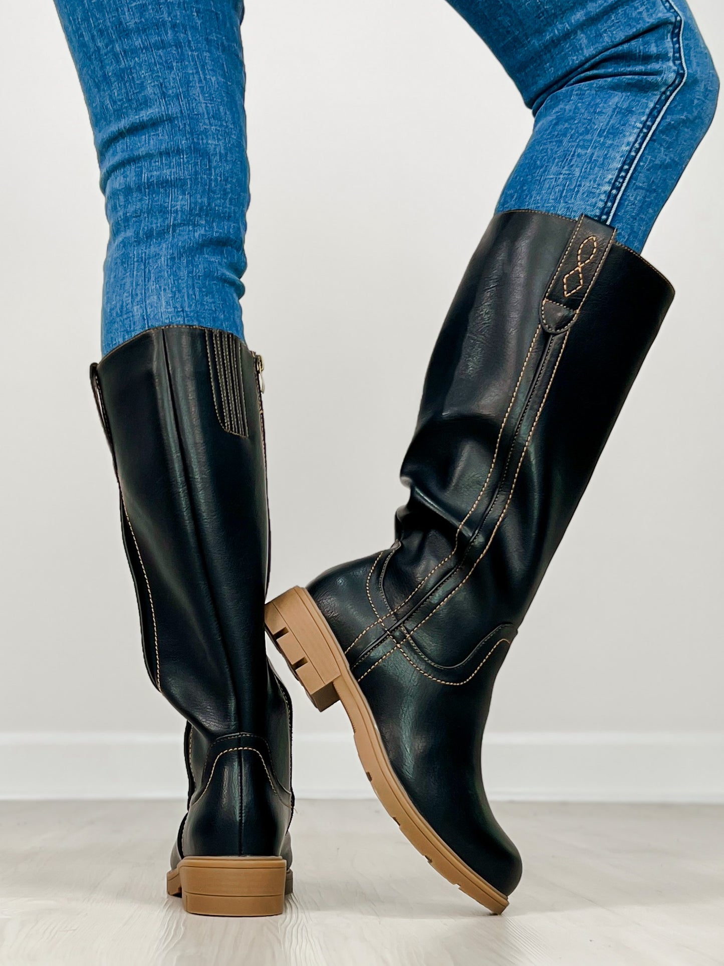 Corkys Gallop Tall Boots in BLACK