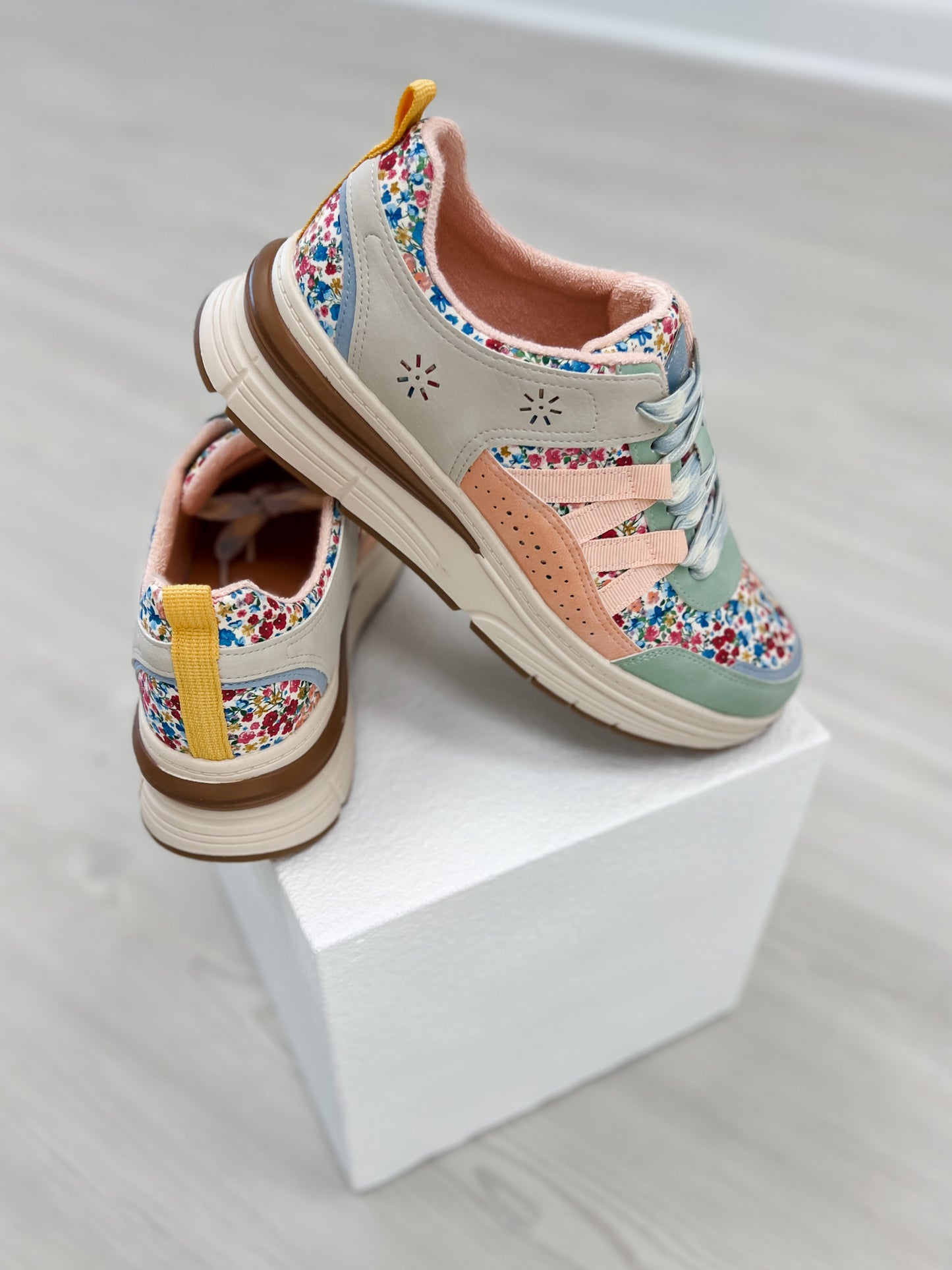 Blowfish Malibu Laurel Tennis Shoes in Cloud Blue Multi