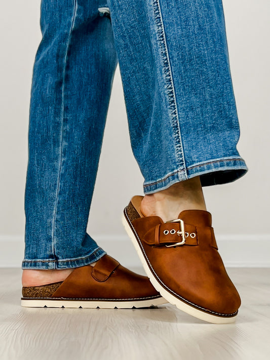 Corkys Day Dream Clogs in COGNAC