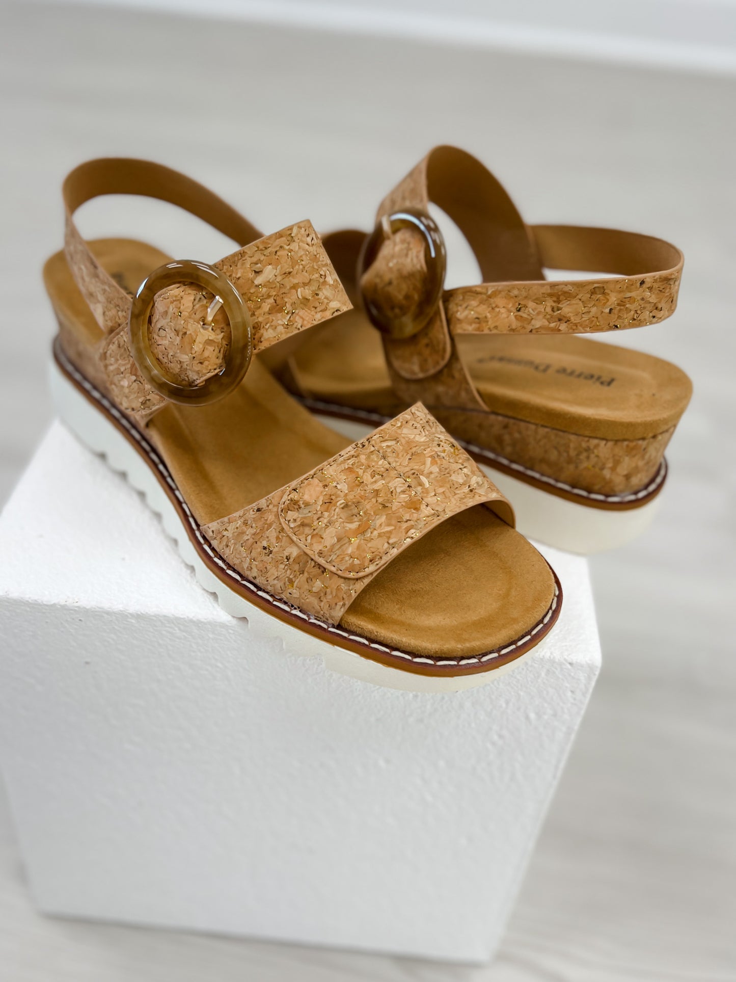 Pierre Dumas Expand-6 Sandals in Natural