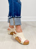 Corkys Carley Wedge in Cream