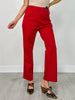 Magic Slim Straight Pants in Red