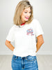 She Loves Jesus and America Too Graphic Tee