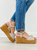Blowfish Malibu Adore Wedge Sandals in Natural Oatmeal