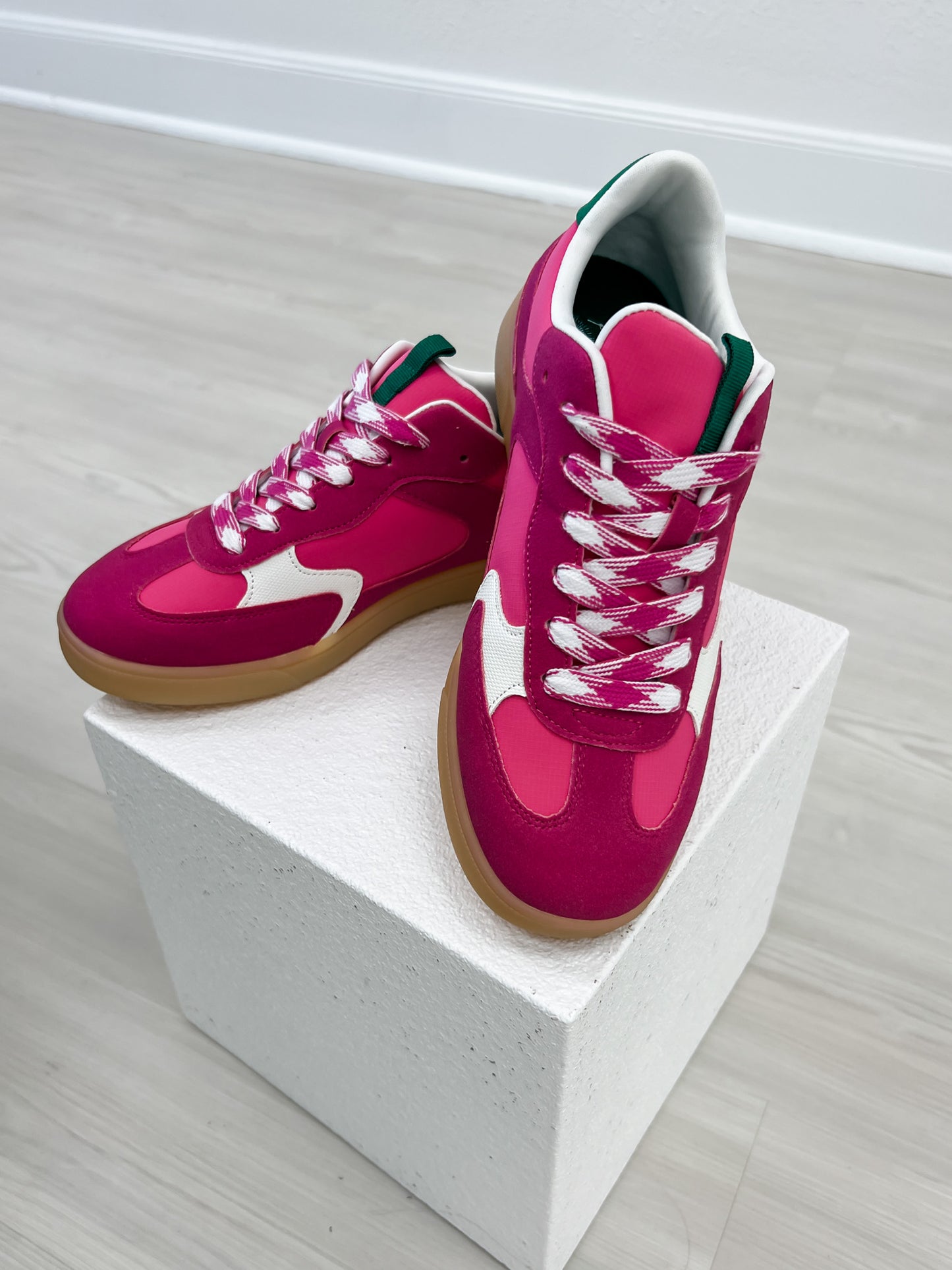 Blowfish Tastic Lace Up Sneaker in Pink Glow