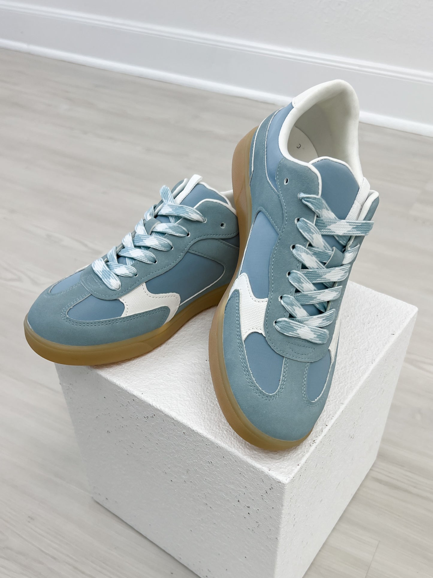 Blowfish Tastic Lace Up Sneaker in Sky Blue