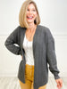 Hone To You Open Front Textured Cardigan
