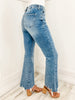 The Lyla Kancan Petite High Rise Flare Jean