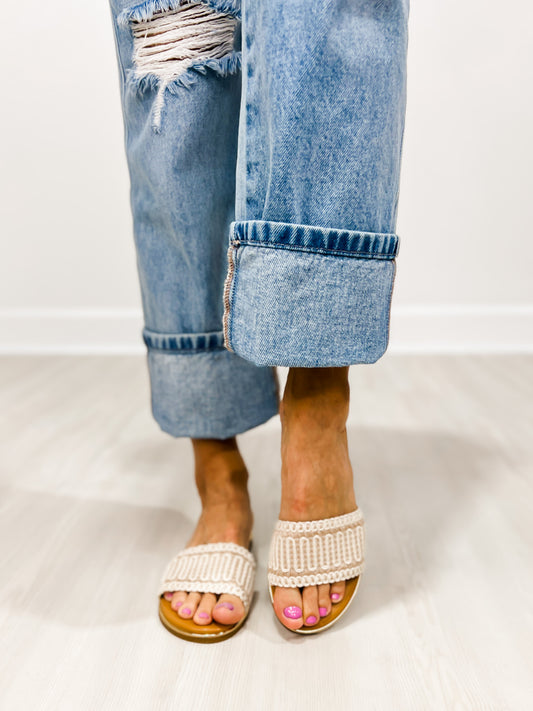 Corkys Here For A Good Time Slides in IVORY