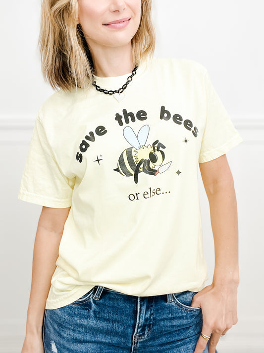 Save The Bees... Or Else Graphic Tee
