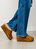 Corkys Easy Going Wedge Clogs in TOBACCO FAUX SUEDE