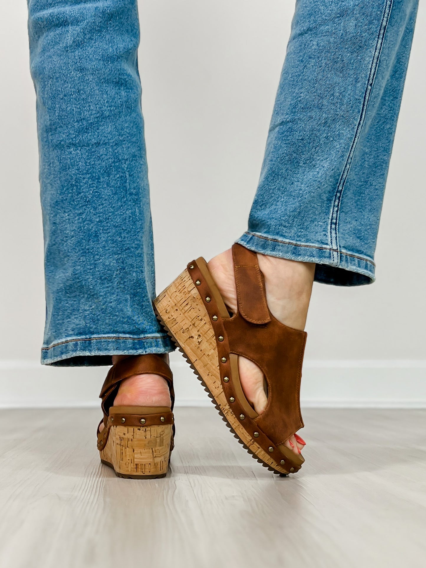 Corkys For Keeps Wedges in RUST