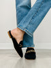 Corkys Keepsake Mules in BLACK FAUX SUEDE