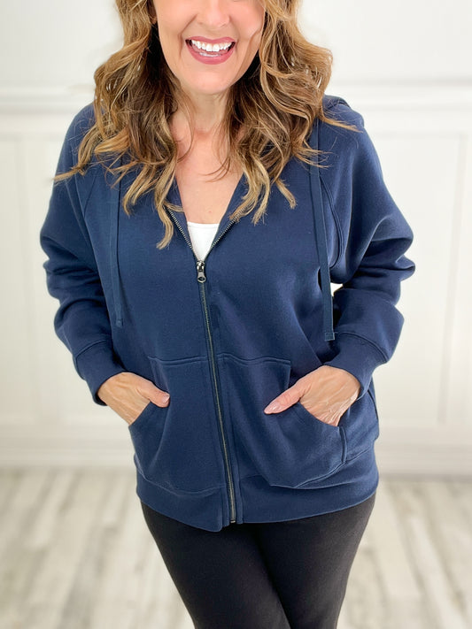 Daily Favorite Full Zip Hooded Jacket-C