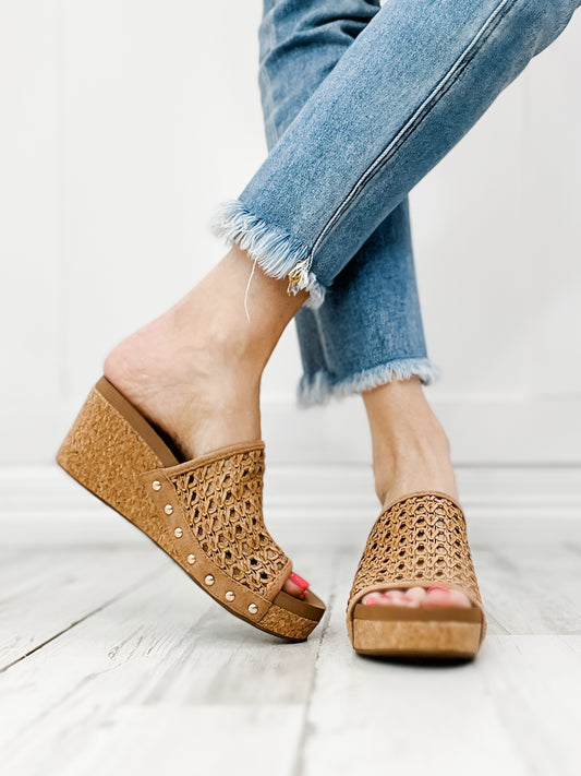 Corkys Vacation Wedges in Tan