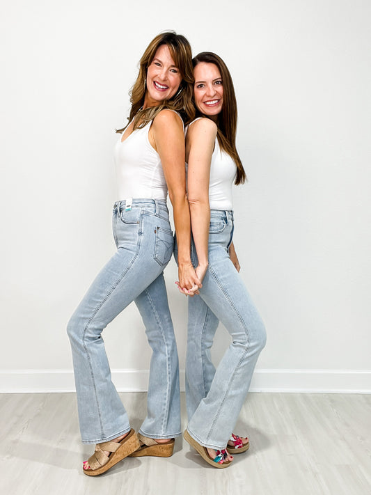 Judy Blue COUNTY LINE High Waist Tummy Control Bootcut Jeans with Three Inseams