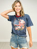 Land of The Free Gold Foil Graphic Tee