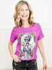 The Mom Tarot Card Rhinestone Graphic Tee