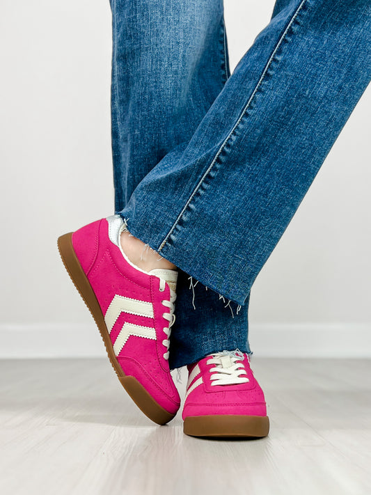 Yellowbox Neevan Lace-Up Sneaker in FUCHSIA