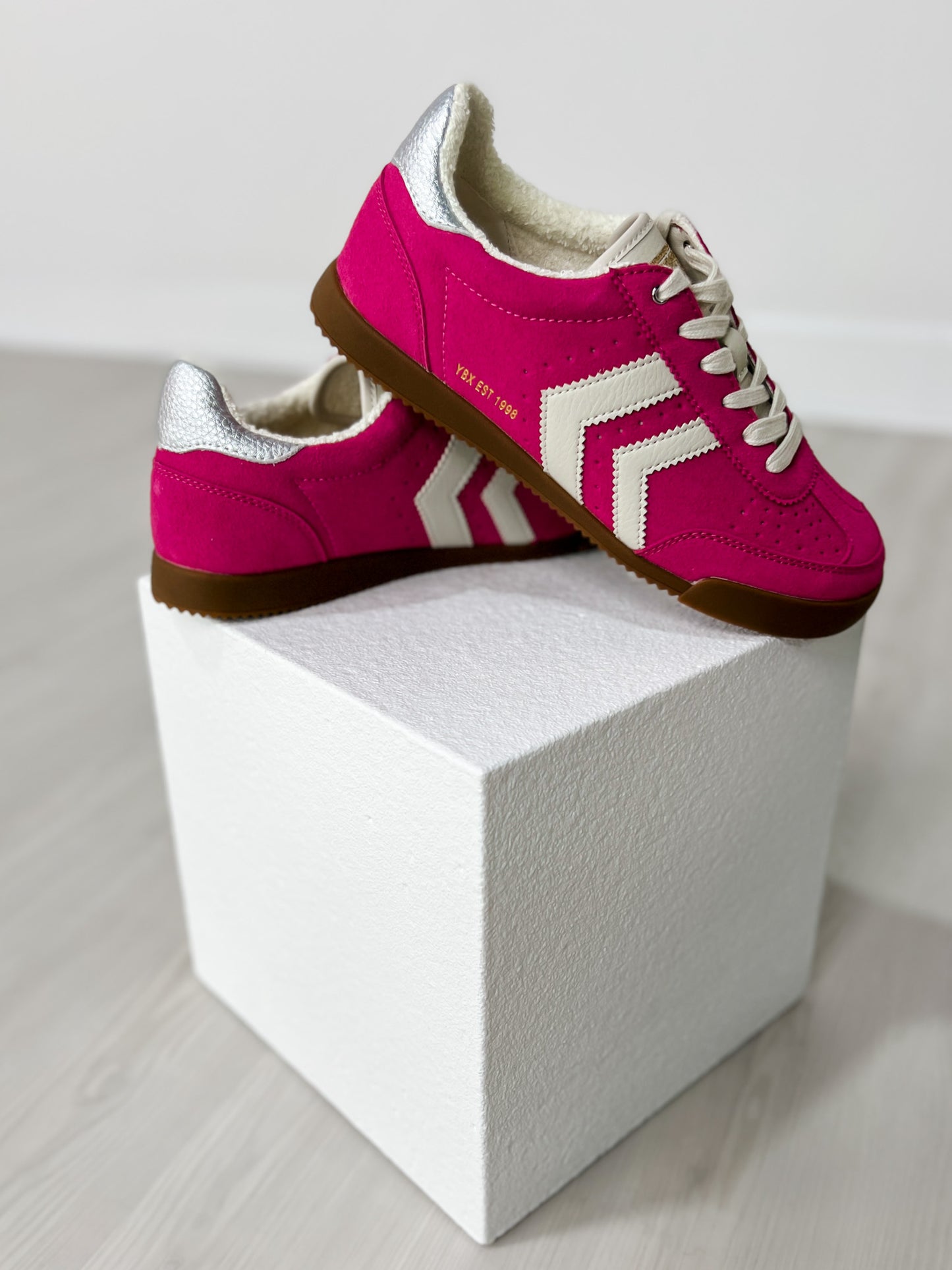 Yellowbox Neevan Lace-Up Sneaker in FUCHSIA