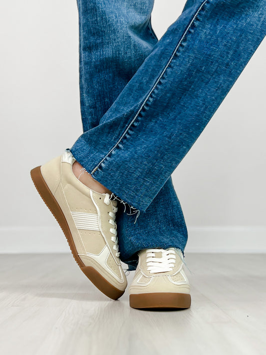 Yellowbox Nurtia Lace Up Sneaker in CREAM