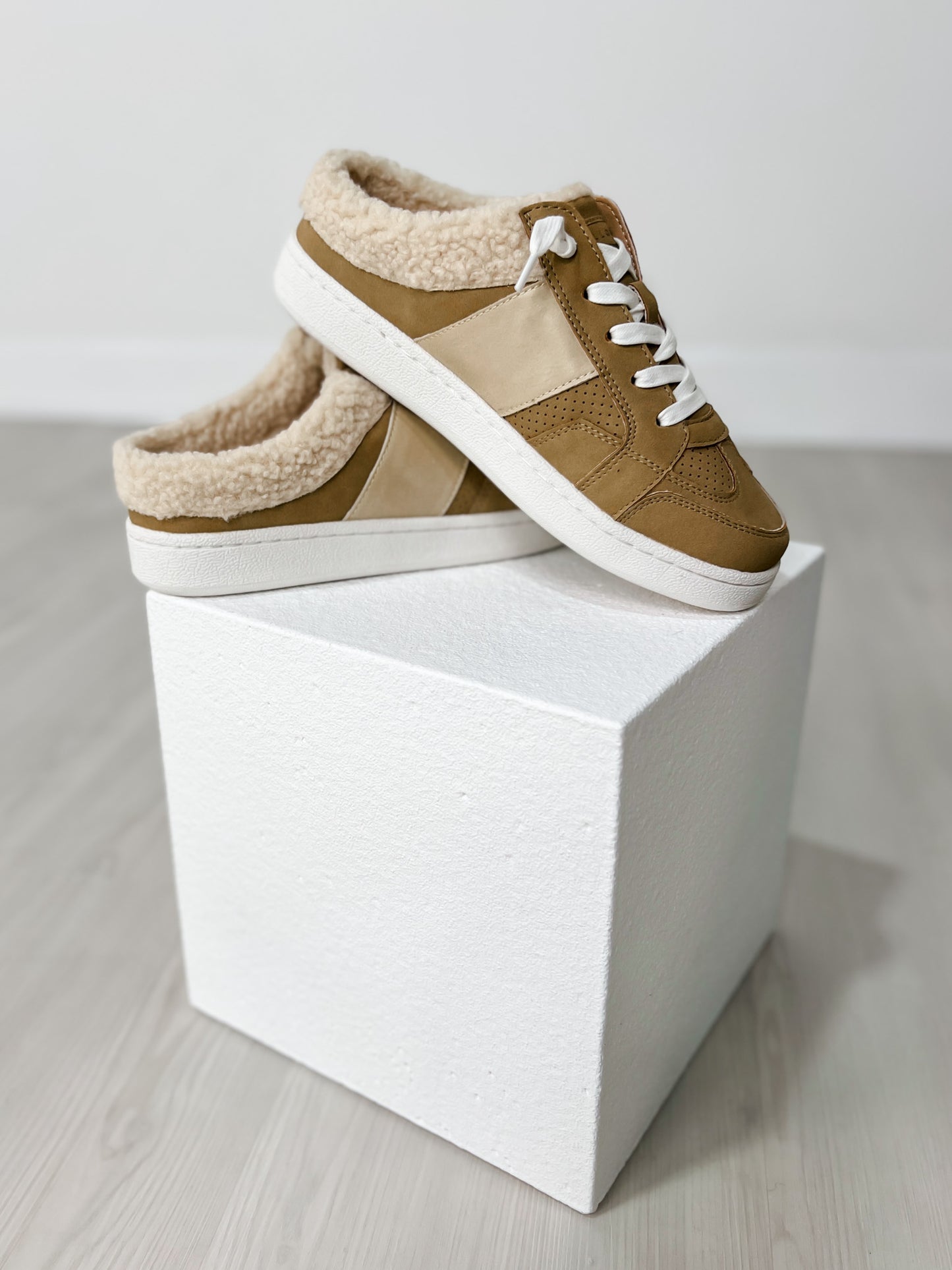 Yellowbox Corbin Mule Sneaker in BEIGE
