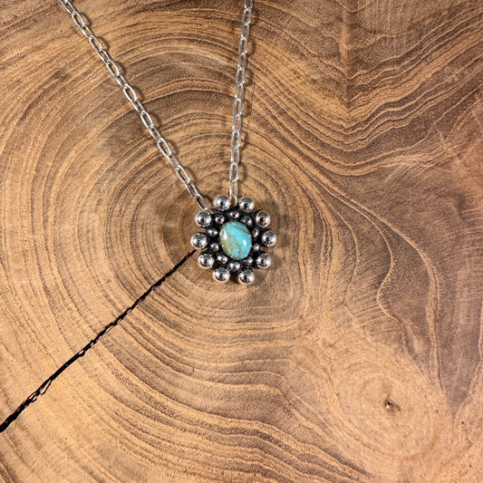 Multi Ball With Turquoise Necklace