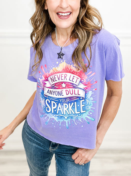 Never Let Anyone Dull Your Sparkle Graphic Tee