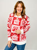 Christmas Themed Fun Print Sweater