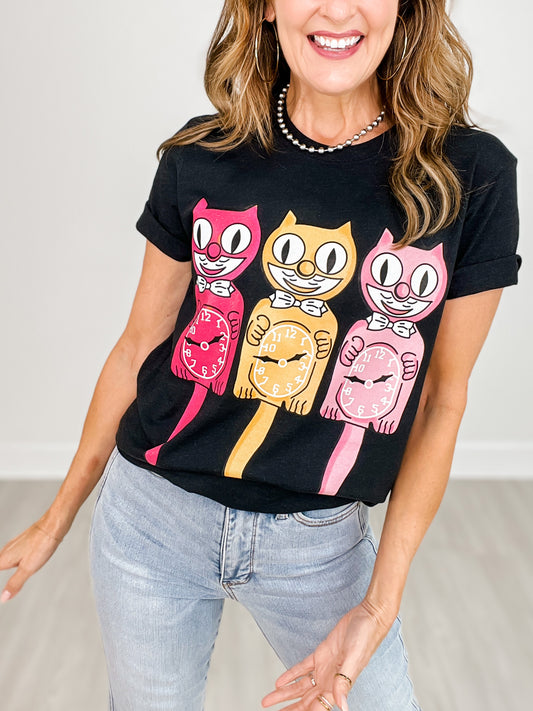 It's Meow o'Clock! Graphic Tee