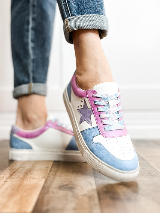 Corkys Constellation Tennis Shoes in Pastel Multi