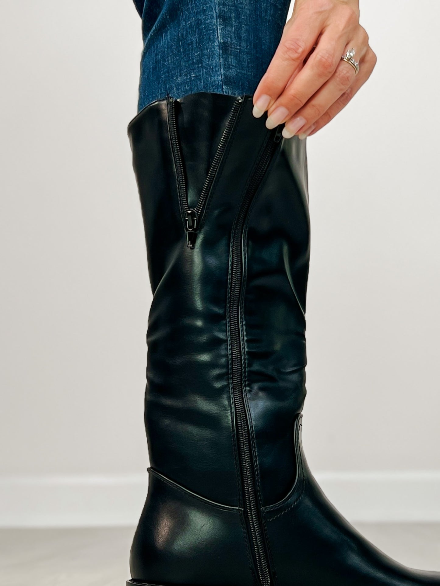Pierre Dumas Paula Tall Boots in BLACK