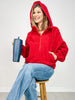 Long Sleeve 3/4 Zip Fleece Hooded Jacket