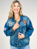 Embroidered Western Denim Trucker Jacket